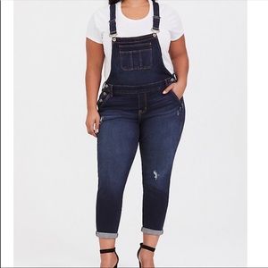 Worn once Torrid Overalls!